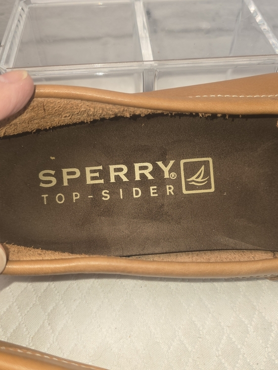 SPERRY TOP-SIDER WAVE DRIVER VENETIAN MOCCASINS TAN LEATHER SLIP-ON MENS 11.5 main image 6